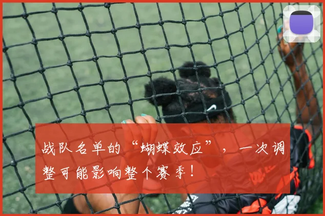 战队名单的“蝴蝶效应”，一次调整可能影响整个赛季！
